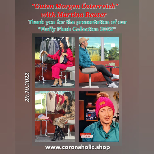 "Guten Morgen Österreich" with Martina Reuter - presentation of our "Fluffy Plush Collection 2022" at Oct 20th 2022