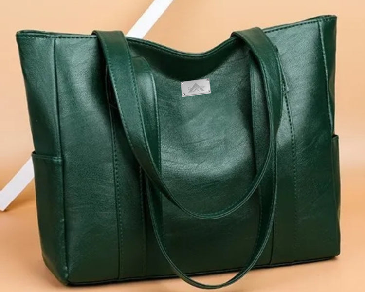 "PU-Leather Green Shoulderbag 2023"