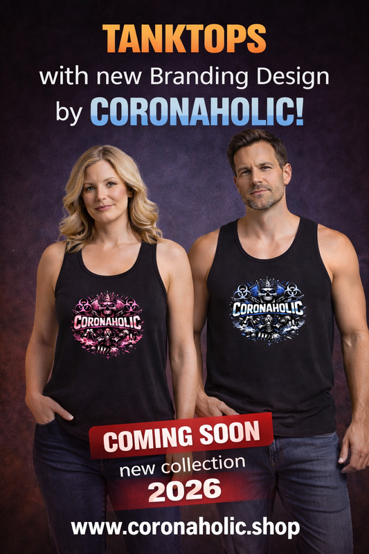 Coronaholic Tanktops – New Collection 2026