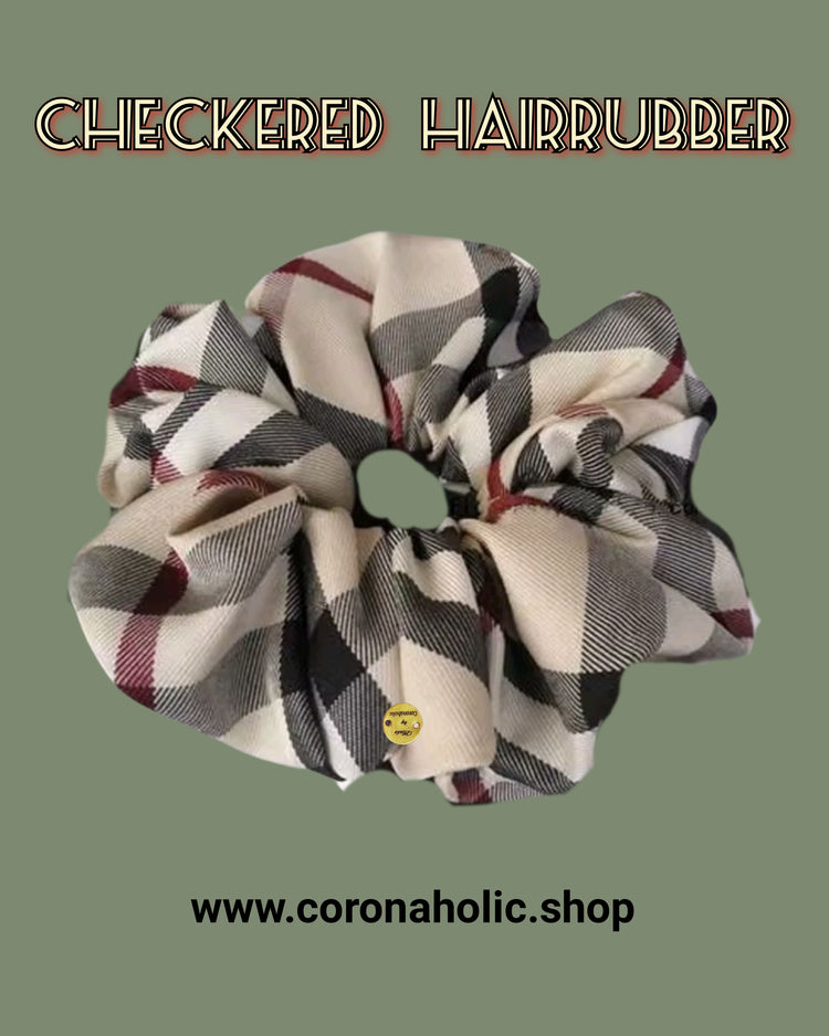 "Checkered Hairrubber"