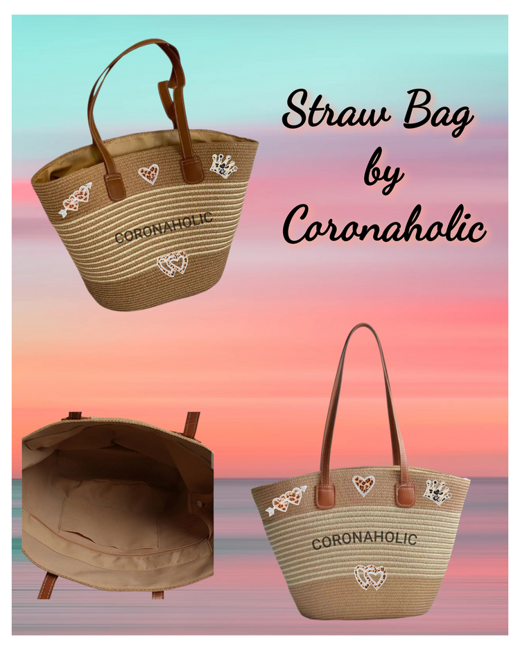"Straw Bag by CORONAHOLIC"