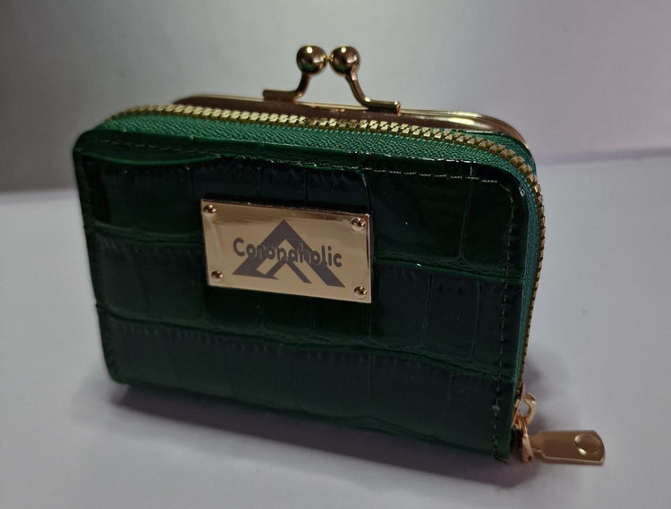 "Crocodile Wallet with Coin Pocket"