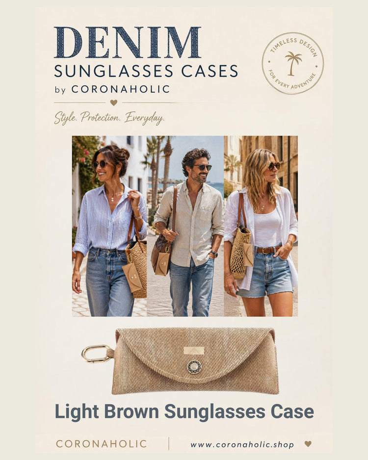 Demin Sunglasses Case
– Stylish Protection for Your Shades