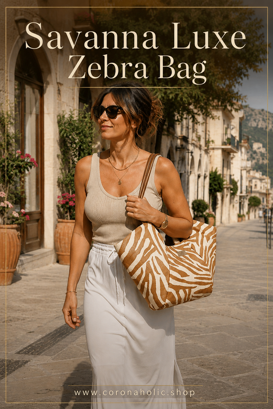 “Savanna Luxe Zebra Bag"