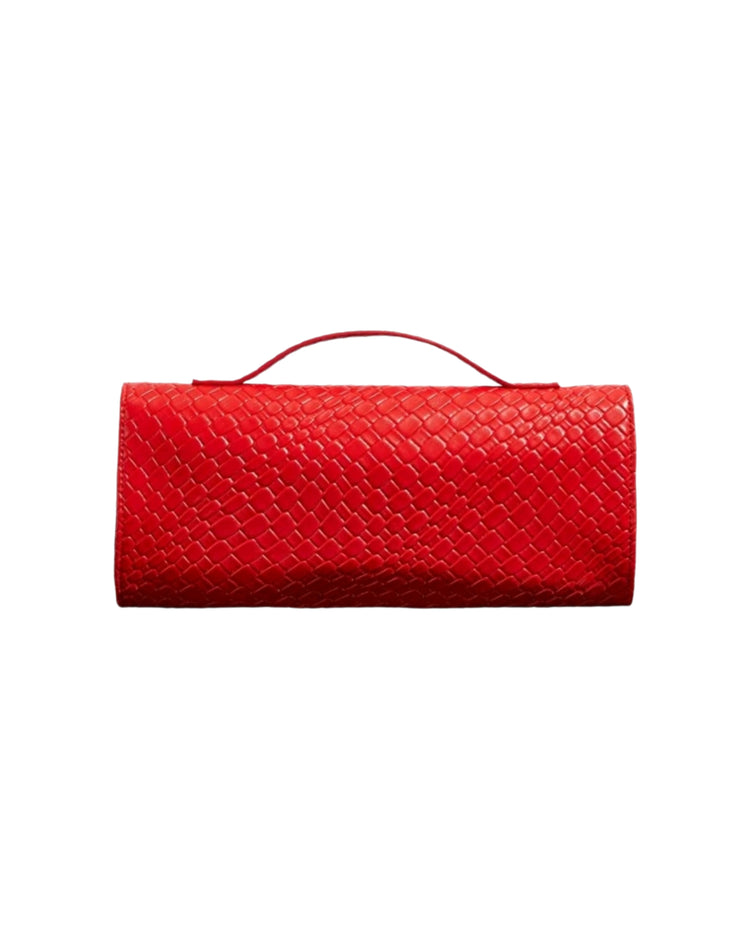"Woven Clutch Handbag"
