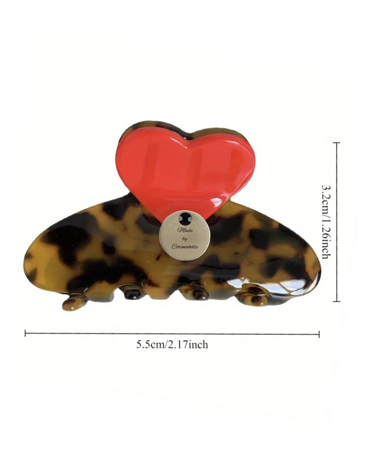 "Leopard Hair Clips"