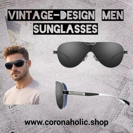 "VINTAGE-DESIGN MEN SUNGLASSES"
