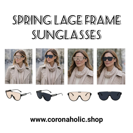 "Spring Lage Frame Sunglasses"