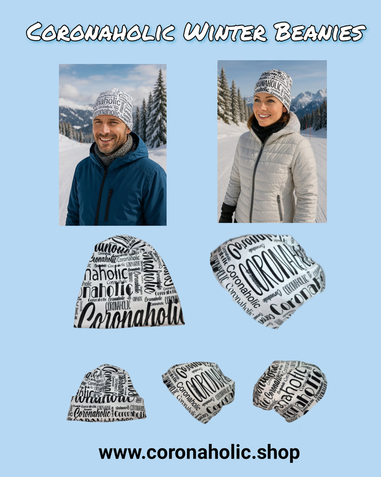 "Coronaholic Winter BEANIES"