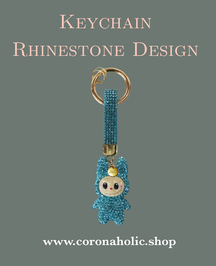 "Keychain Rhinestone Design"