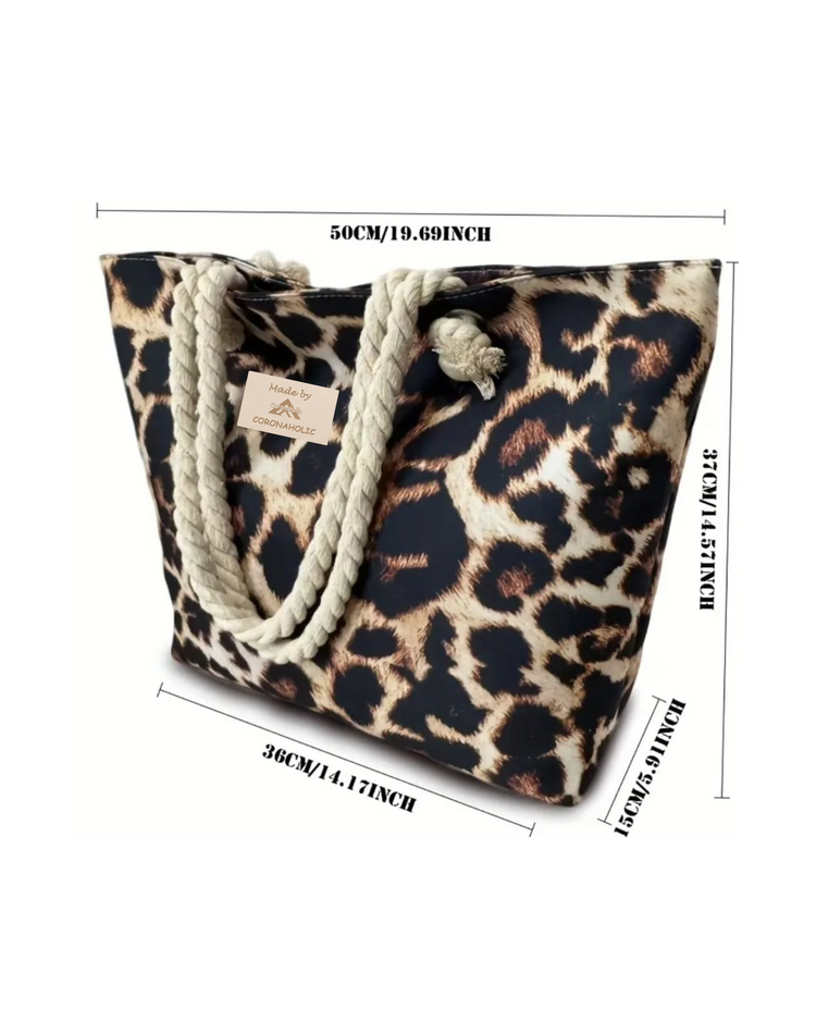 "Leopard Big Shoulderbag"