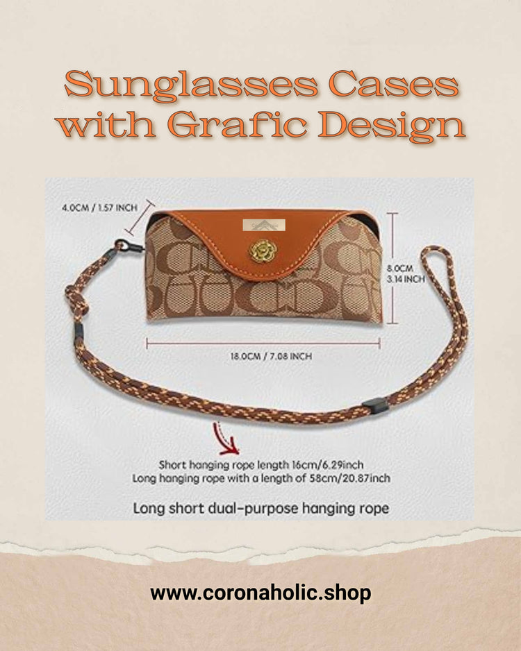 "Sunglasses Cases with Grafic Design"