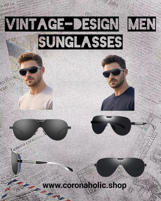"VINTAGE-DESIGN MEN SUNGLASSES"