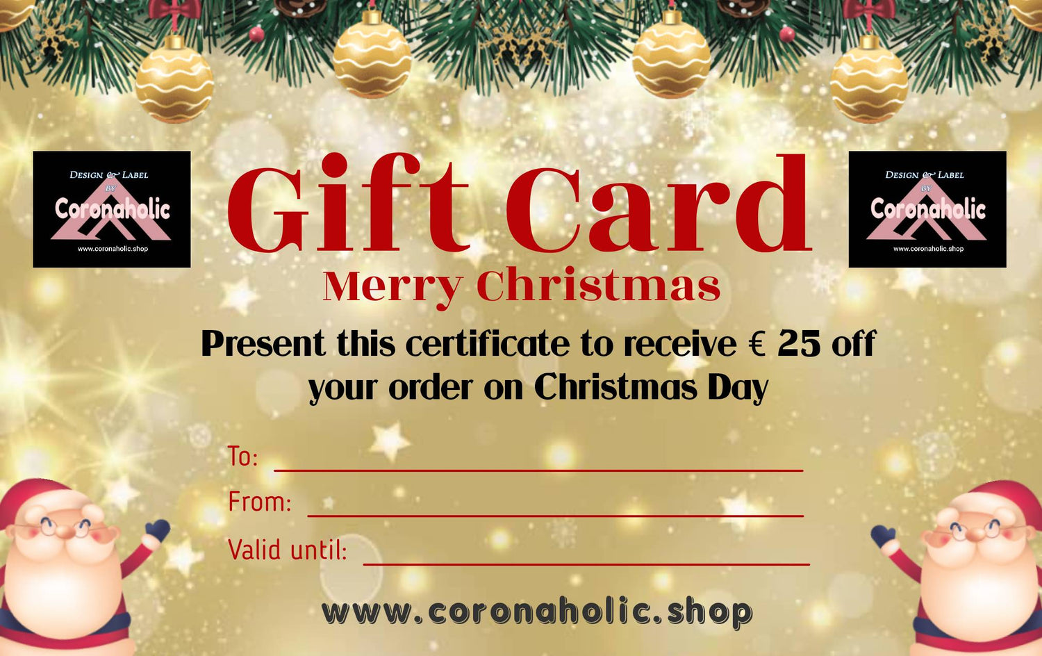 CHRISTMAS GIFT CARDS