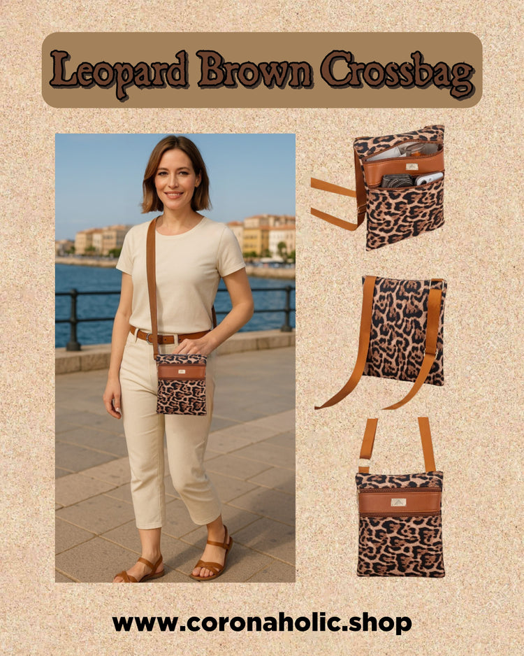 "Leopard Brown Crossbag"