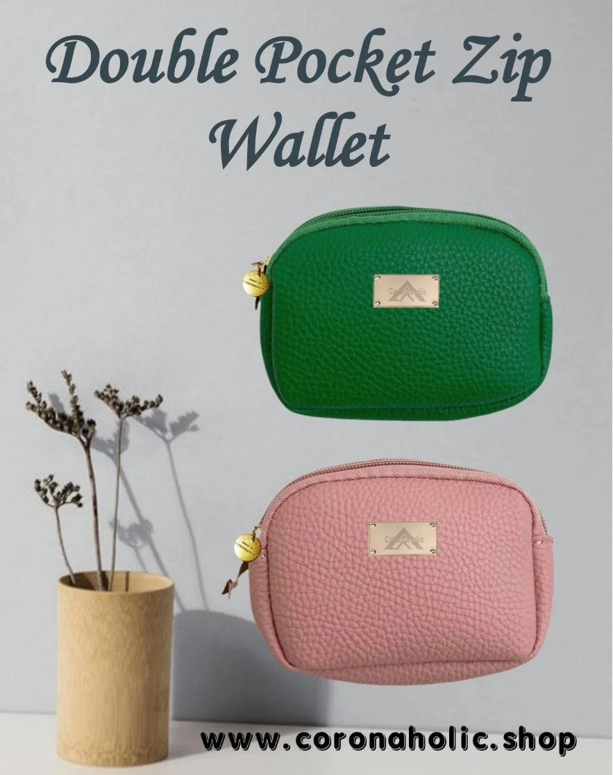 Revitalize Your Accessories with the Double Pocket Zip Wallet from the New Collection 2026