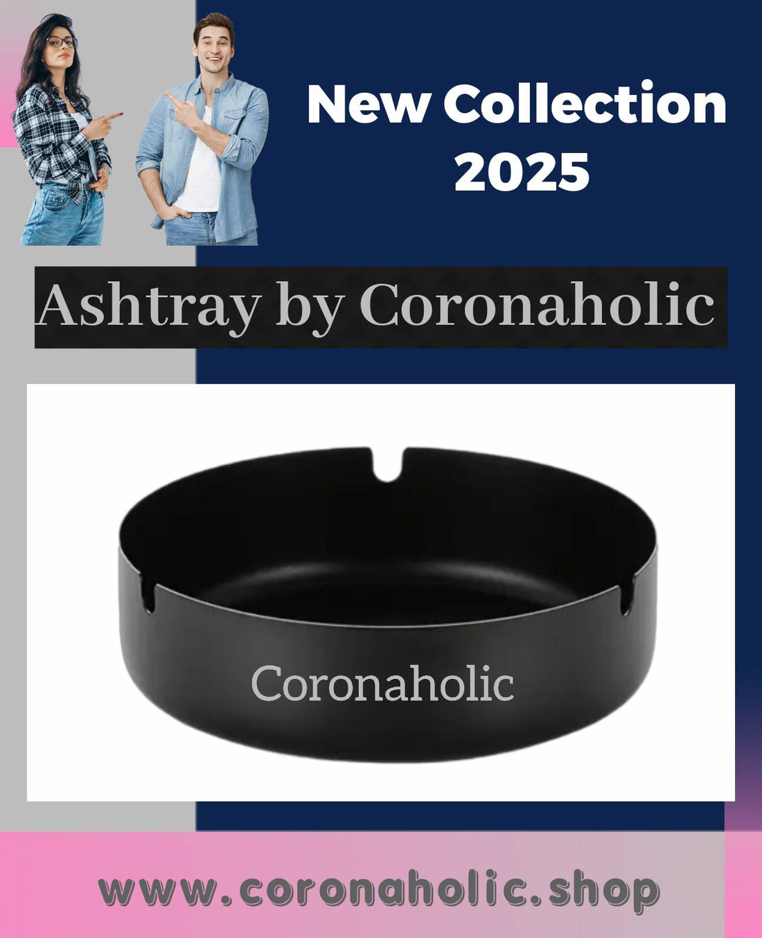 Experience Stylish Sophistication with Coronaholic's 2026 New Collection Ashtray