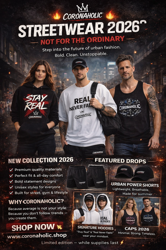 🔥 Coronaholic Streetwear 2026