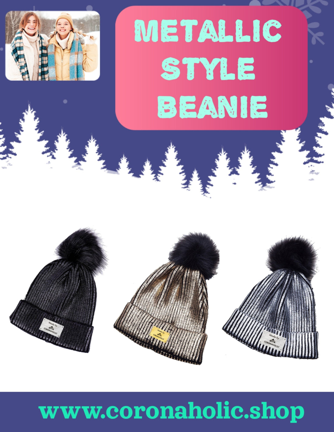 Stay Warm in Style with the Metallic Style Beanie from the New Collection 2026