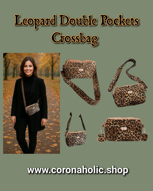 Unearth the Wild Side: Exploring the New Collection 2026 with Leopard Double Pockets Crossbag