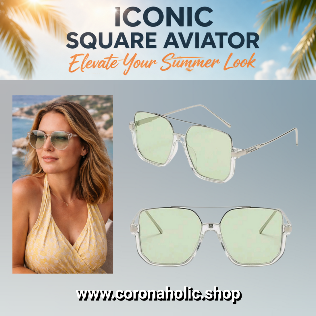 Embrace Iconic Style with Square Aviators from the New Collection 2026