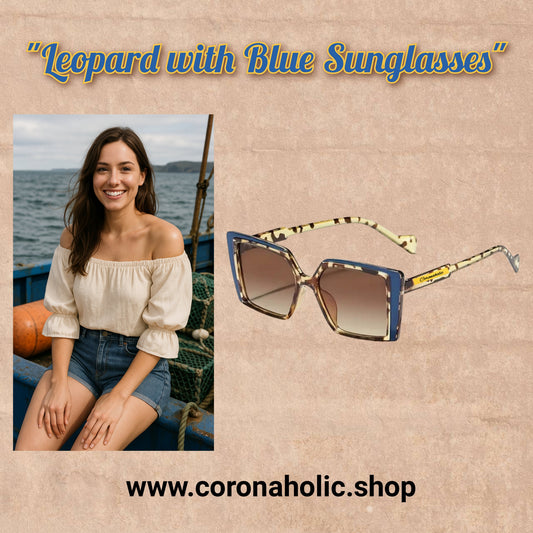 Explore the Unique Charm of Leopard with Blue Sunglasses from the New Collection 2026: A Style Game Changer