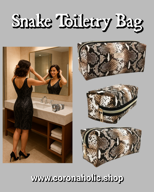 Explore Adventurous Style with the Snake Toiletry Bag in the New Collection 2026