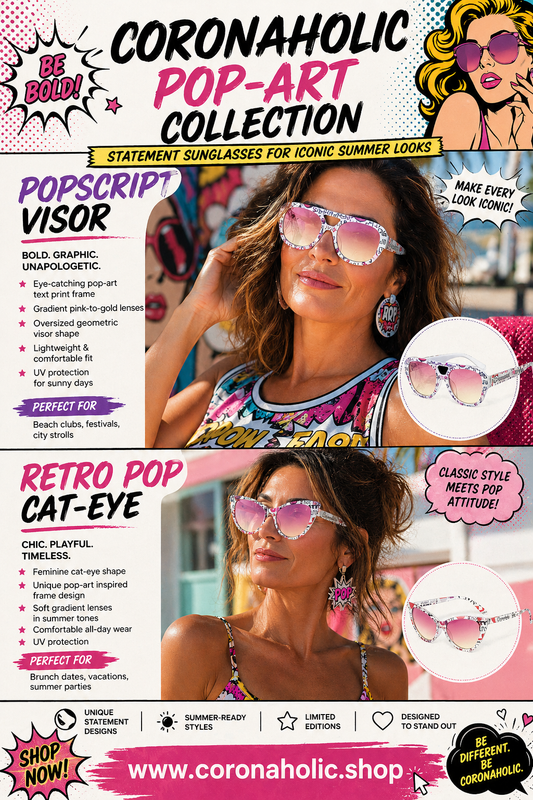 Unveil Pop Art Brilliance with Coronaholic's New Collection 2026 Experience