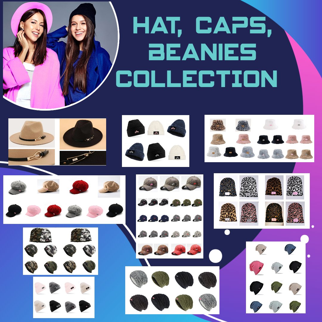"Caps, Beanies, Headbands, Hats