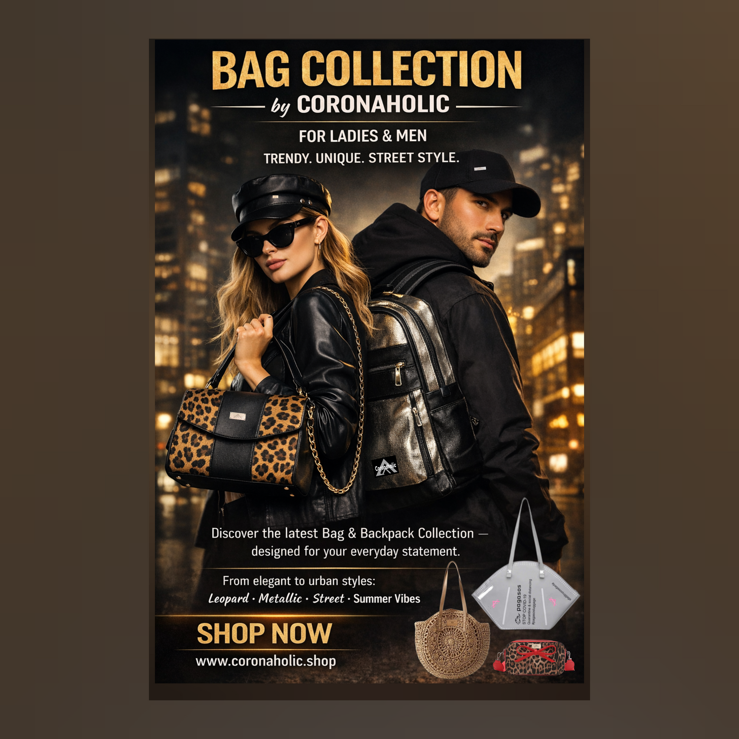 "Bags & Backpacks" made by Coronaholic Design&Label