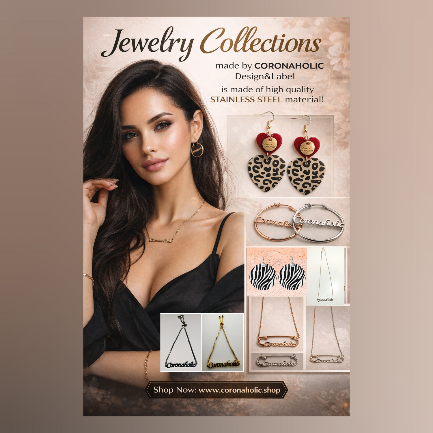 "Jewelry Collections" 

made by CORONAHOLIC Design&Label