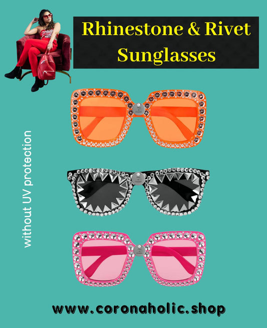 "Rhinestone & Rivet Sunglasses"