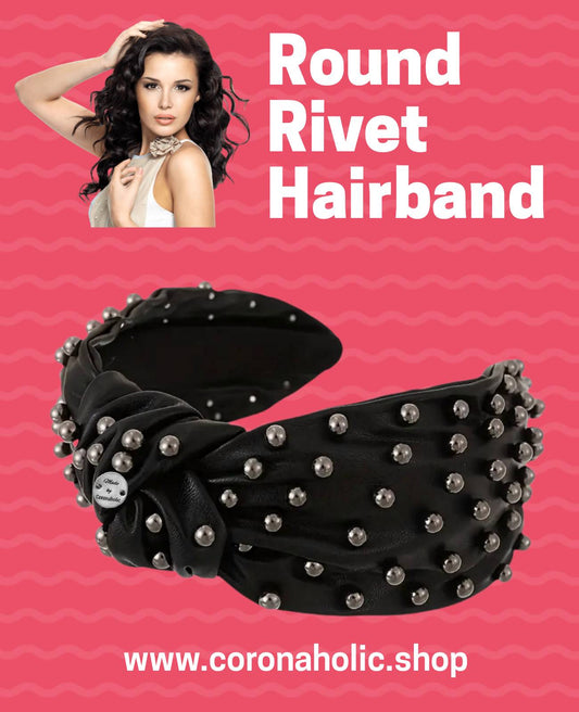 "Round Rivet Hairband"