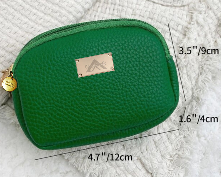 "Double Pocket Zip Wallet" with our patented Label on it