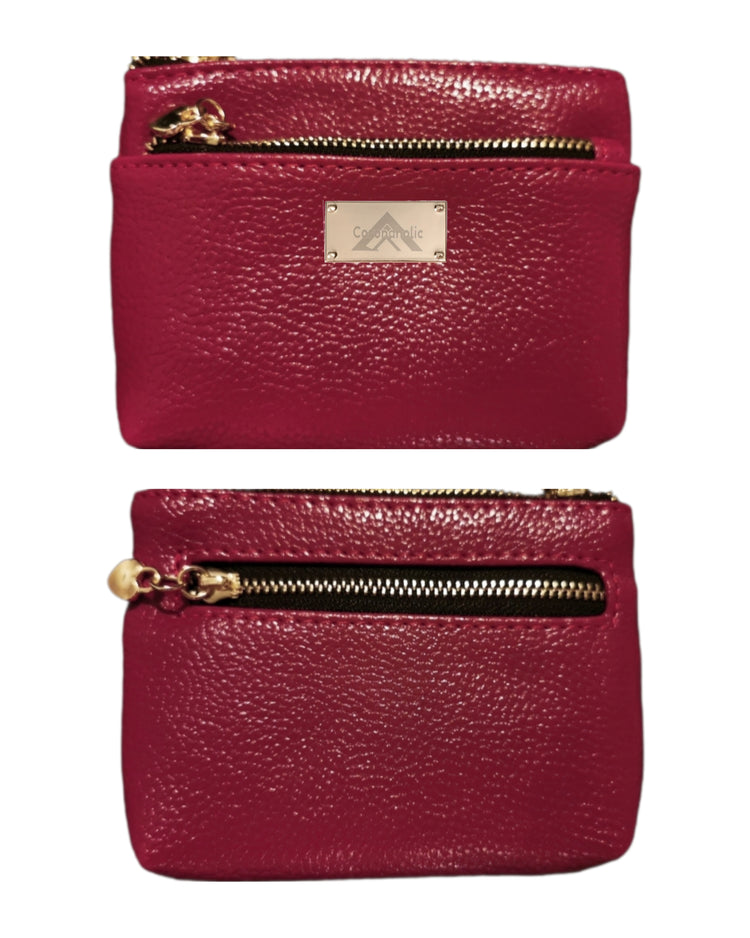 "Burgundy red Wallet"