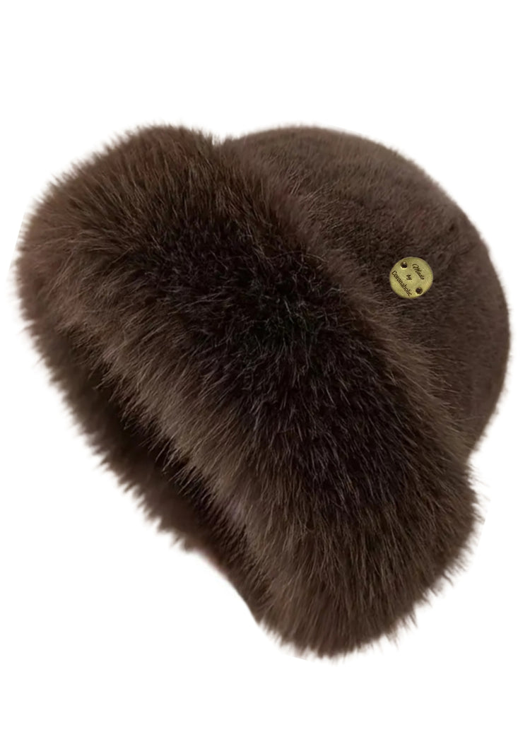 "Plush Faux Hat"