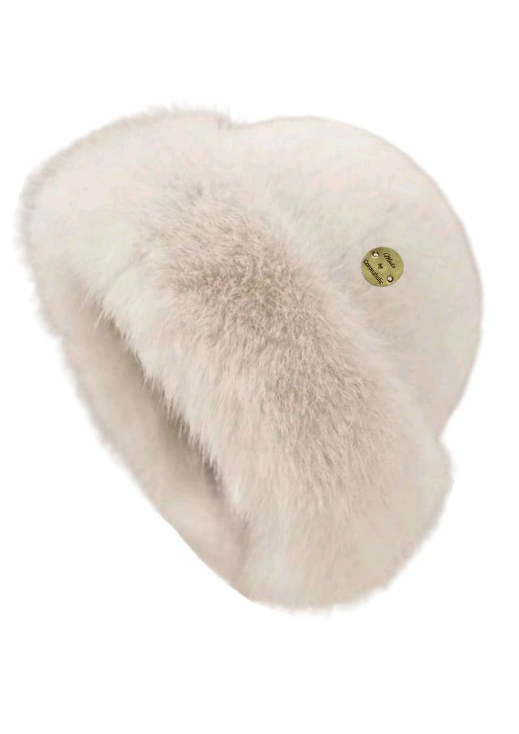 "Plush Faux Hat"