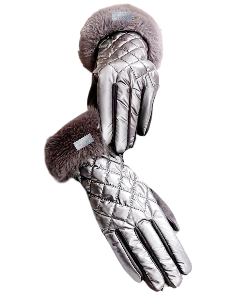 "Winter Silver Gloves"