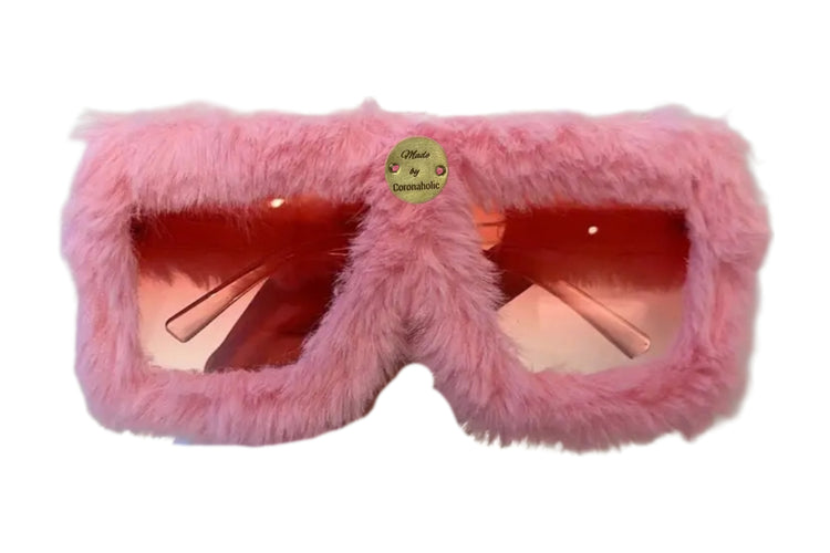 "Oversized Plush Sunglasses"