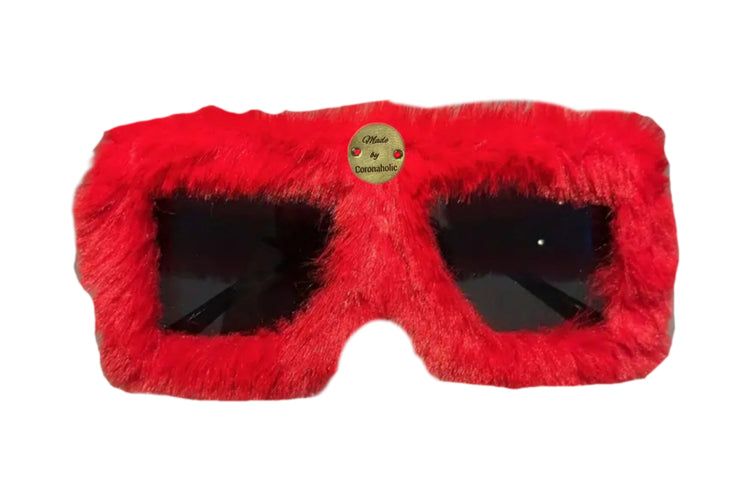 "Oversized Plush Sunglasses"