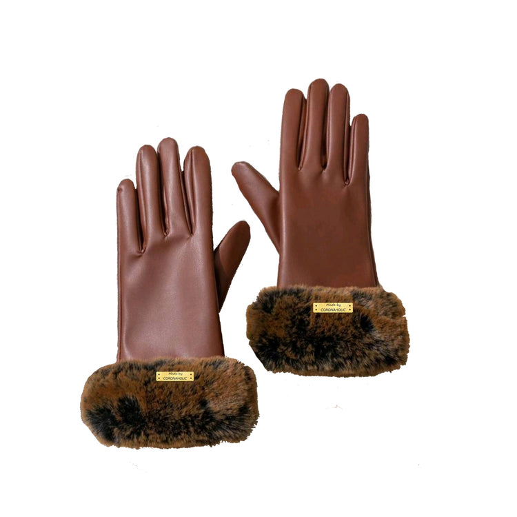 "Winter Brown Gloves"