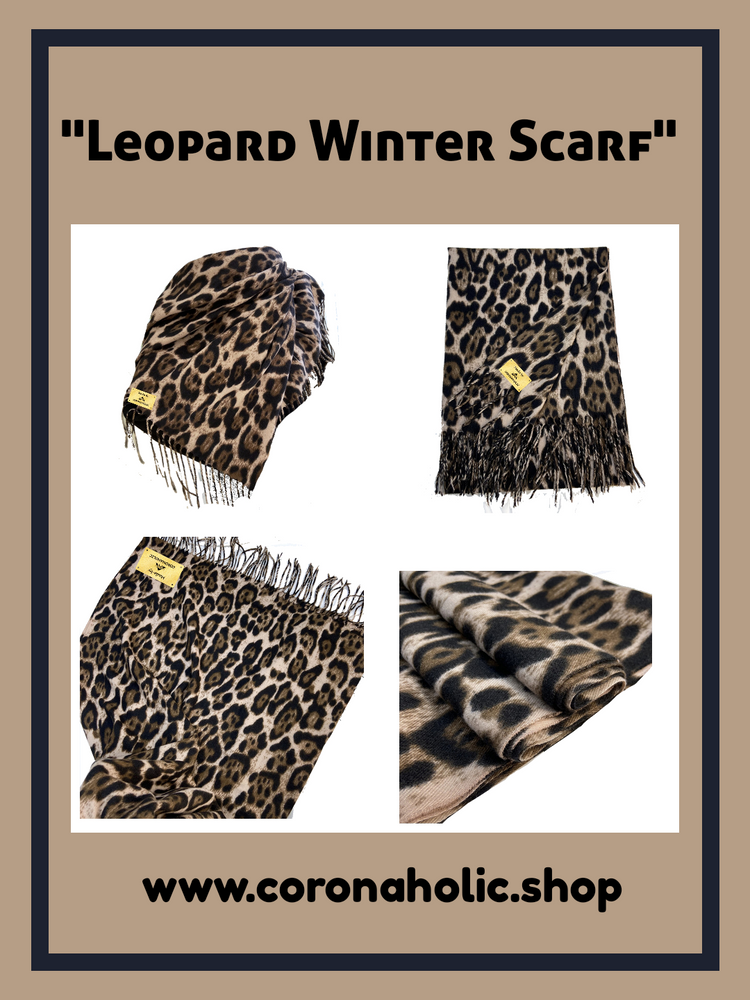 "Leopard Winter Scarf"