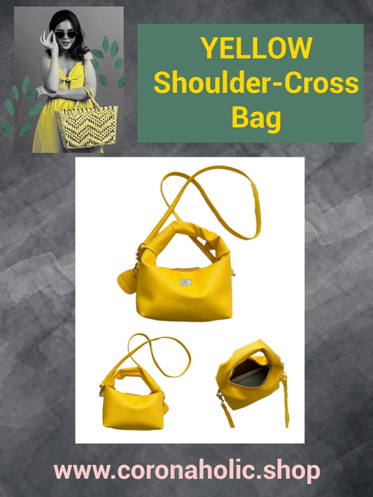 "YELLOW Shoulder-Cross Bag"