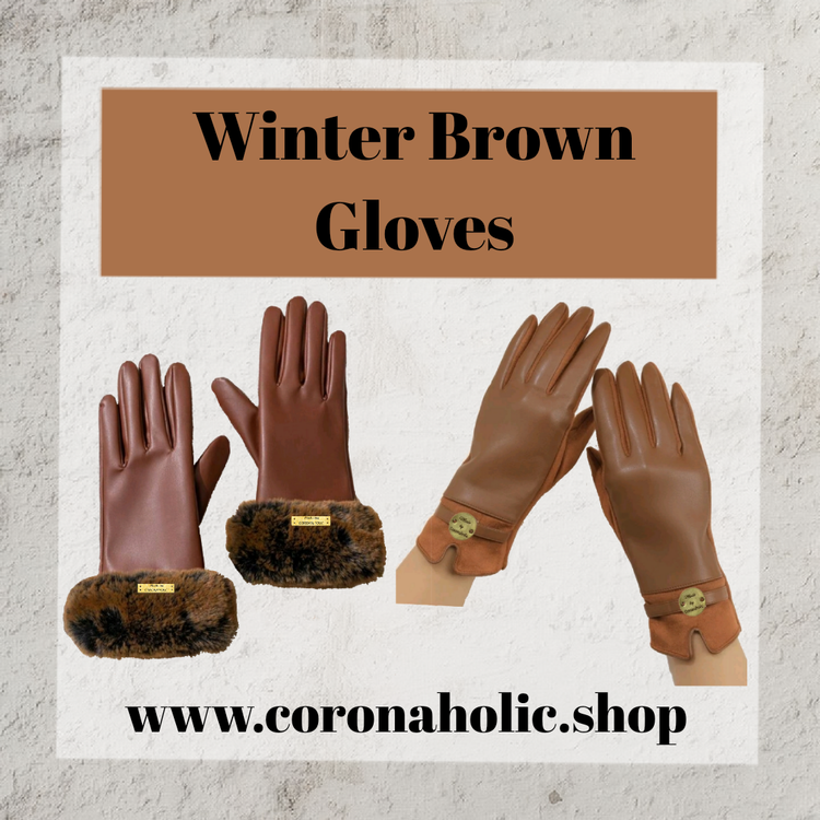 "Winter Brown Gloves"