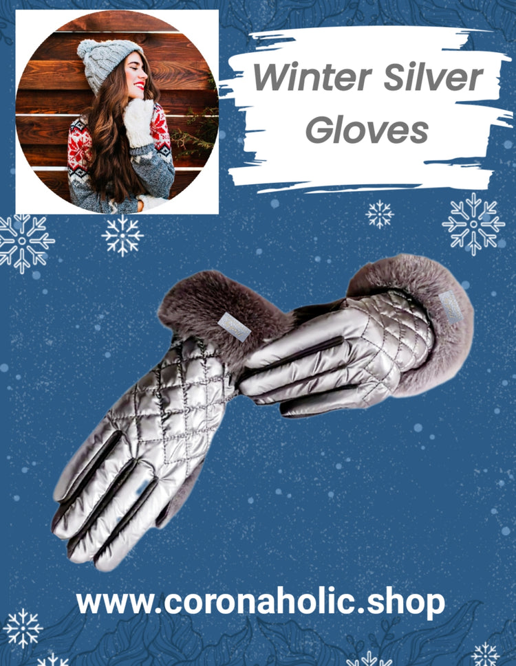 "Winter Silver Gloves"