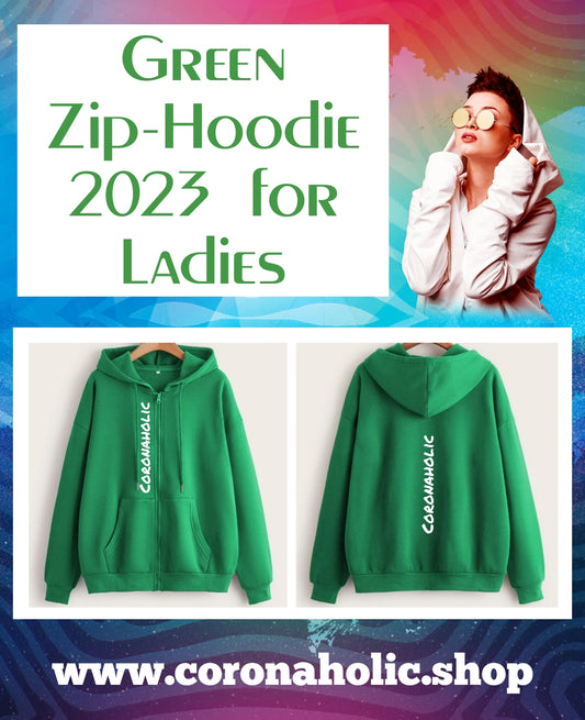 "Green Zip-Hoodie 2023"