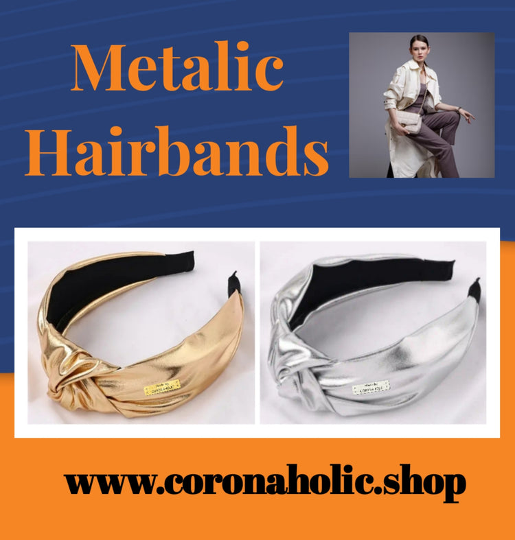 "Metalic Effects Hairbands"