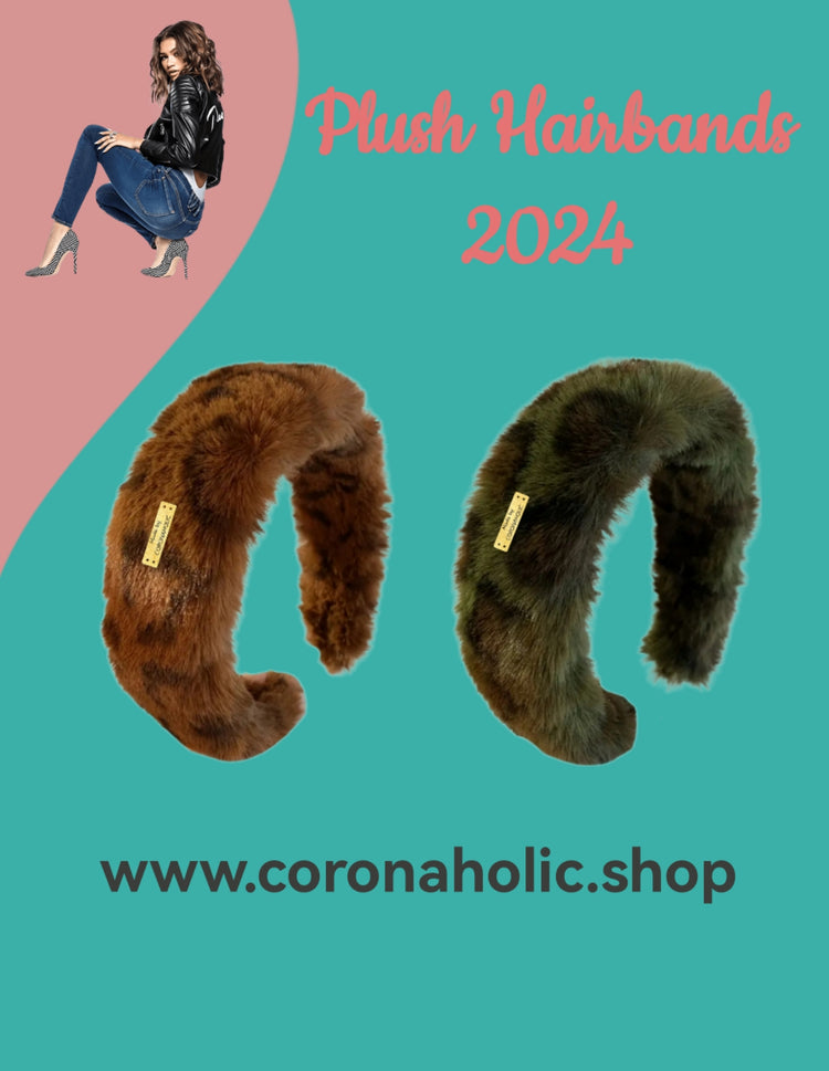 "Fluffy Plush Hairbands 2024"