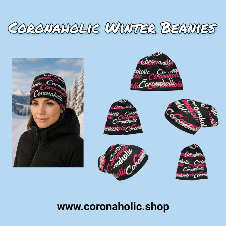 "Coronaholic Winter BEANIES"