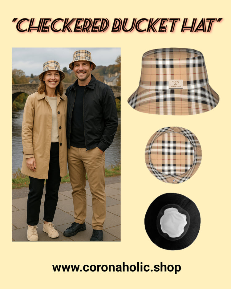 "Checkered Bucket Hat"